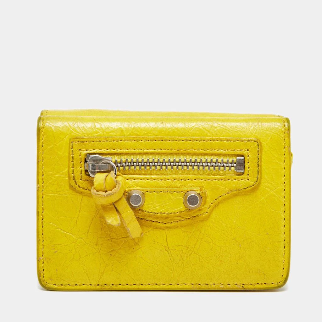 Balenciaga Balenciaga Curry Leather City Wallet 1