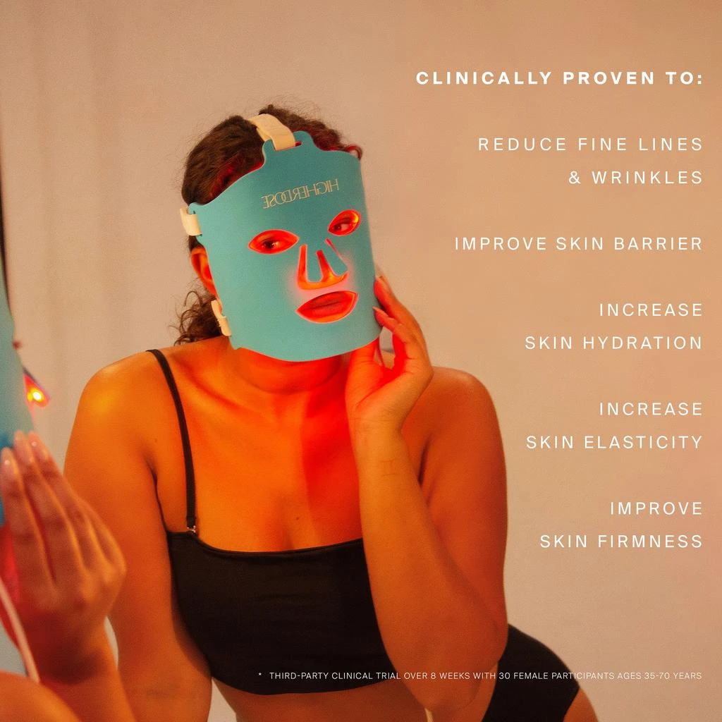 HigherDOSE HigherDOSE Red Light Face Mask 2