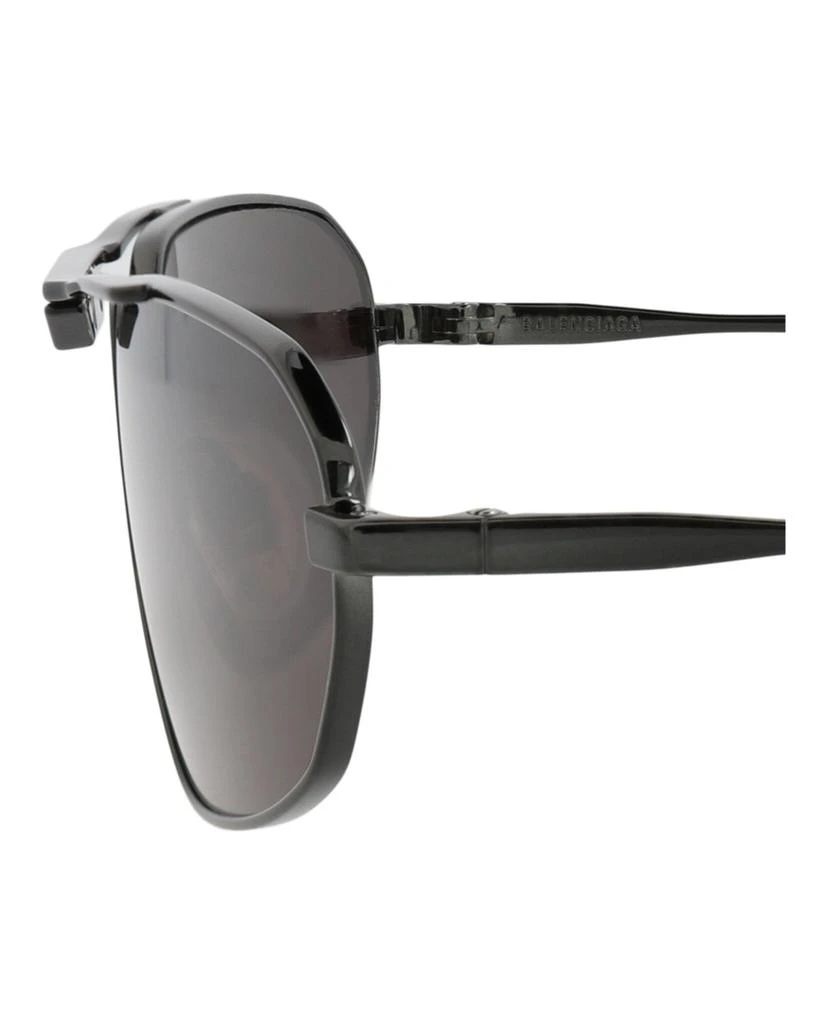 Balenciaga Shield-Frame Metal Sunglasses 4