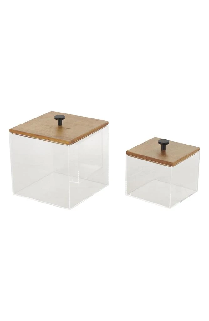 UMA Contemporary Set of 2Decorative Acrylic Boxes 4