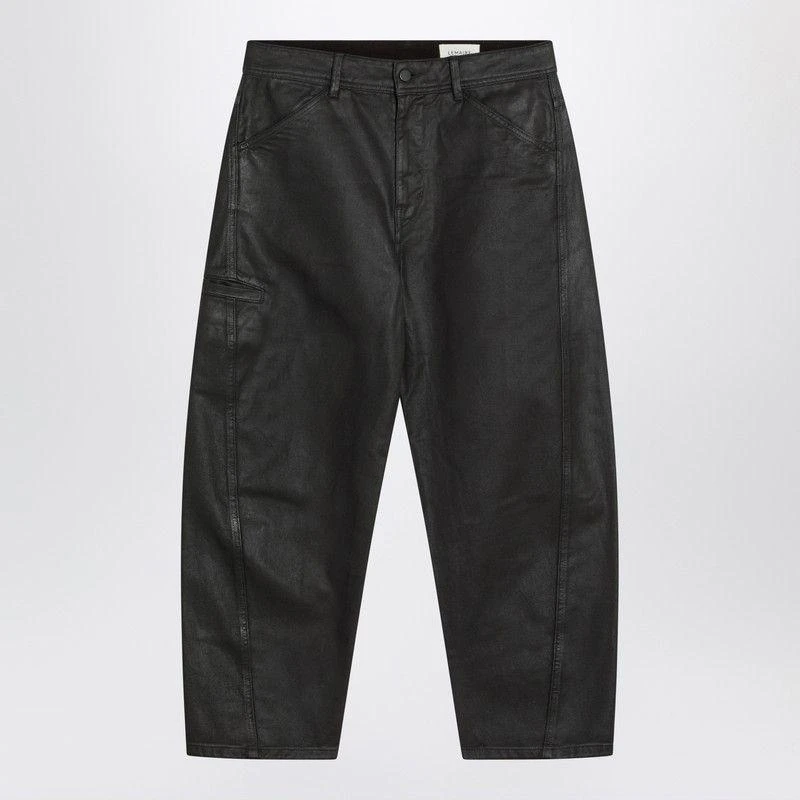 Lemaire  SHINY BROWN DENIM PANTS 1