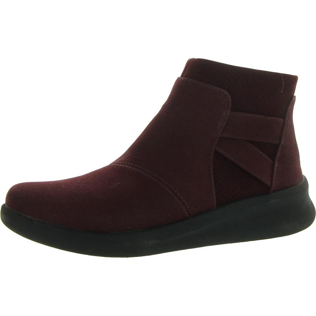 Clarks SILLIAN2.0 HI Womens Crossed straps Side zipper Ankle Boots 6