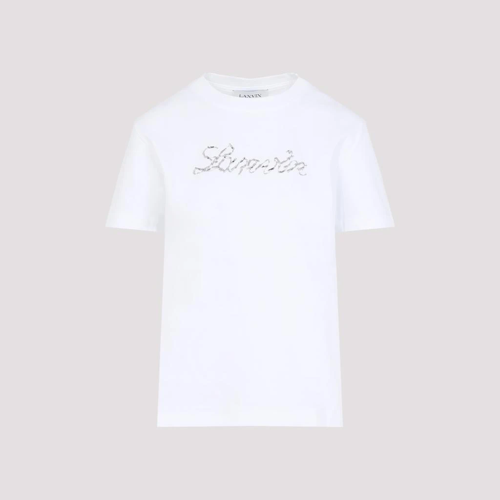 Lanvin EMBROIDERED SCRIPT LOGO T-SHIRT 2