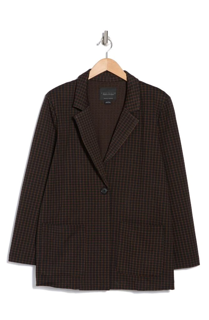 Sanctuary Betty Plaid Knit Blazer 3