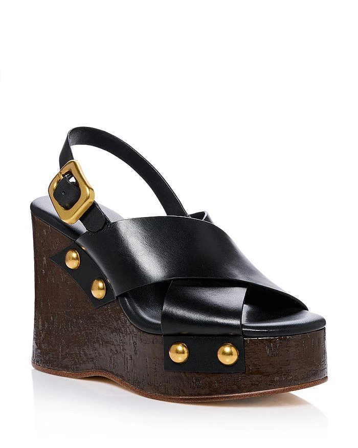 AQUA Women's Studded Platform Sandals - Exclusive 1