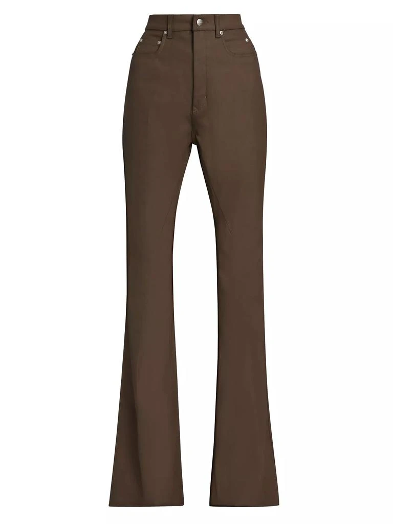 Rick Owens Bolan High-Rise Bootcut Jeans 1