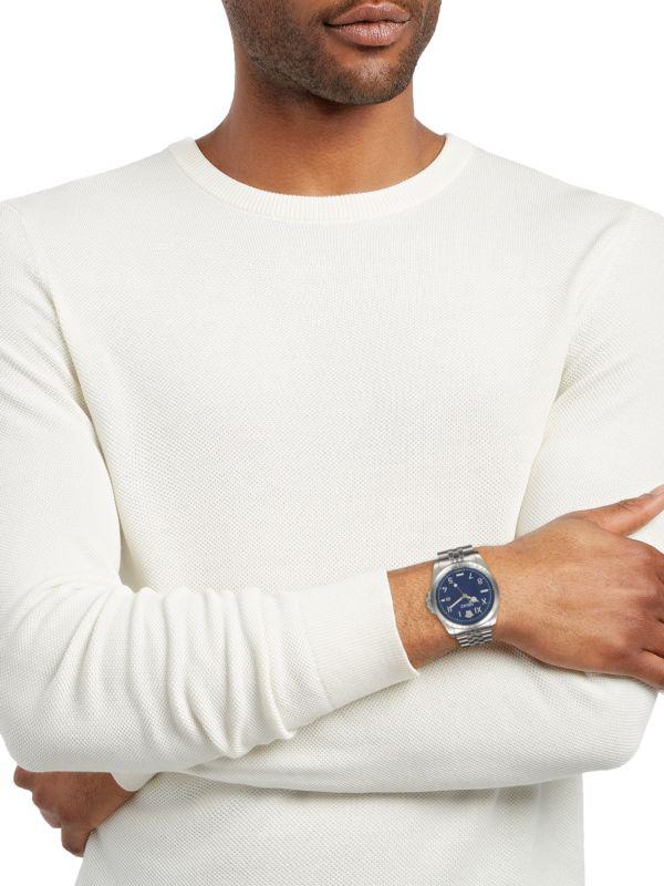 Versace Anteo Stainless Steel Bracelet Watch/41MM