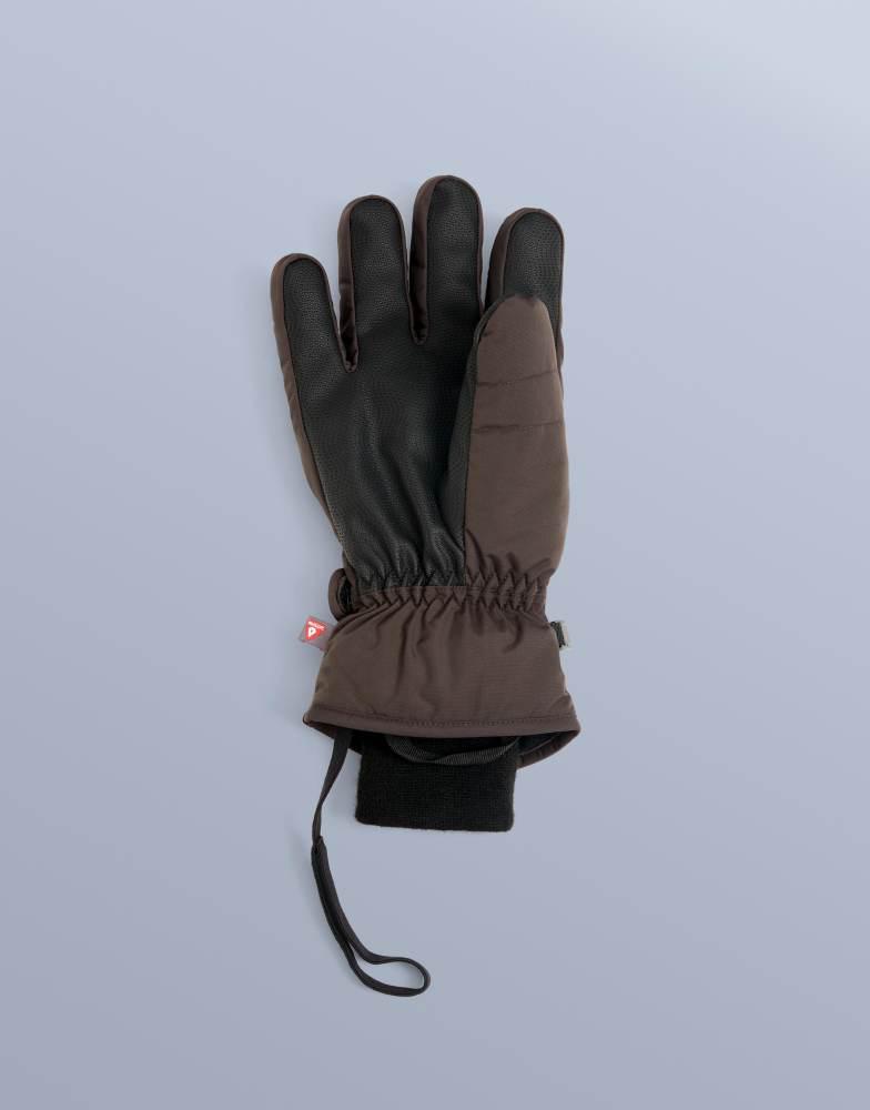 OYSHO OYSHO Primaloft® ski technical gloves in brown