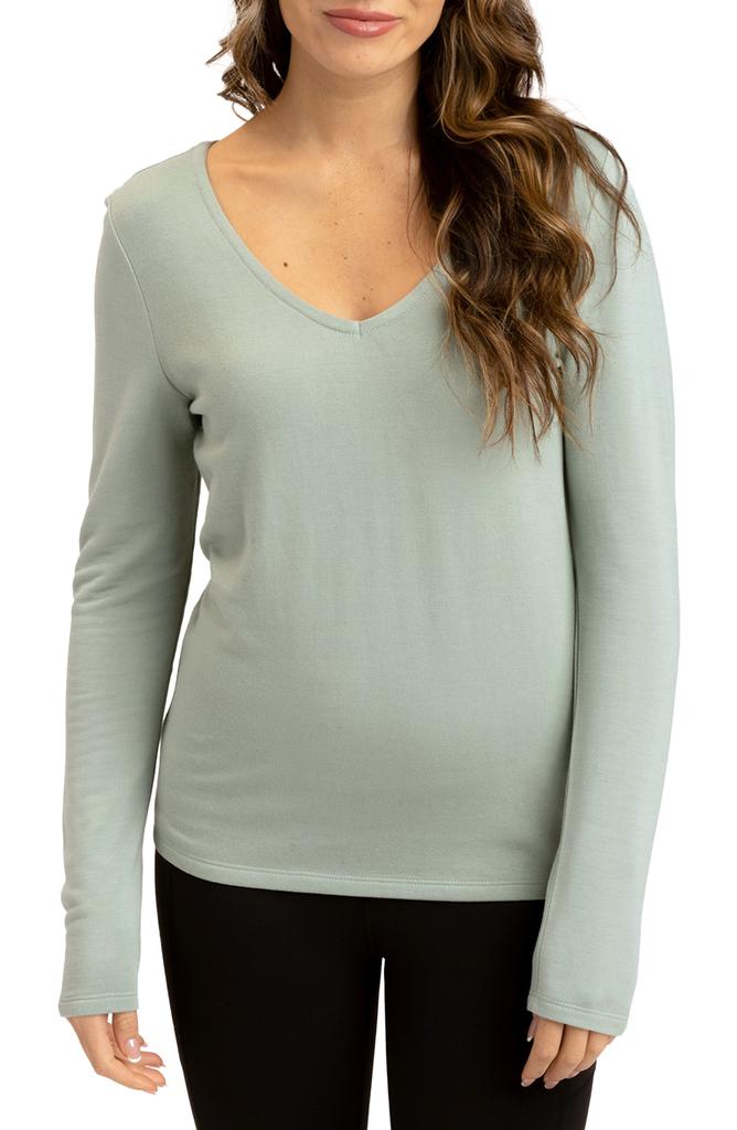 Threads for Thought Lorelai Feather Fleece Top