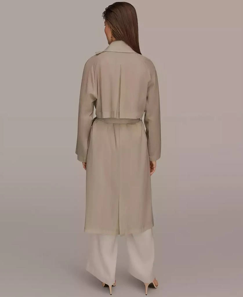 Donna Karan Women
s Belted Collared Neck Coat 2