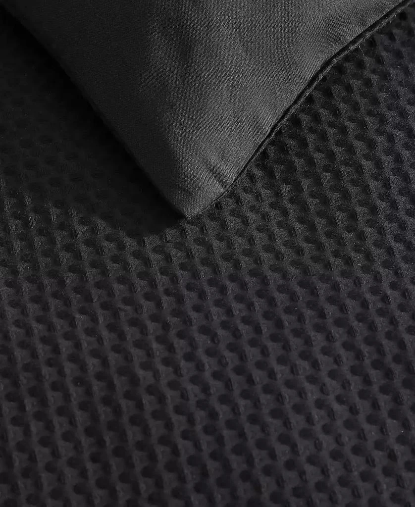 Vera Wang Waffle Pique Cotton 3 Piece Comforter Set 4