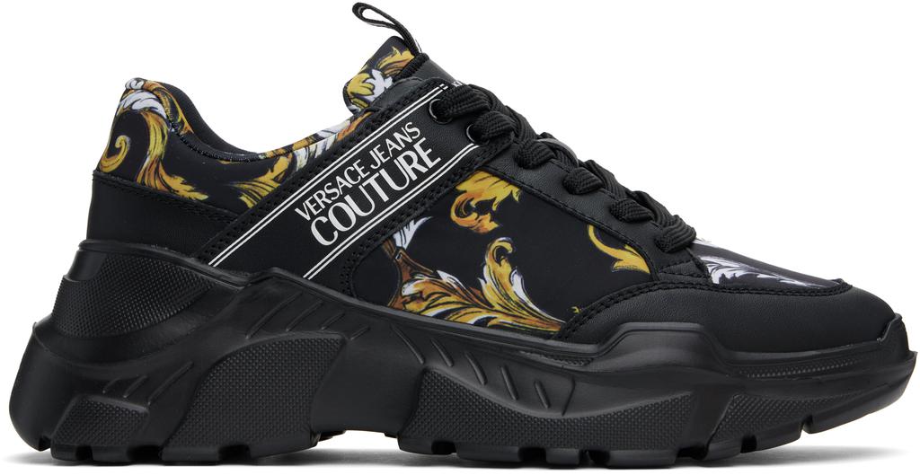 Versace Black Speedtrack Sneakers