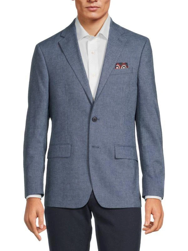 Ben Sherman Slim Fit Linen Blend Sportcoat 1