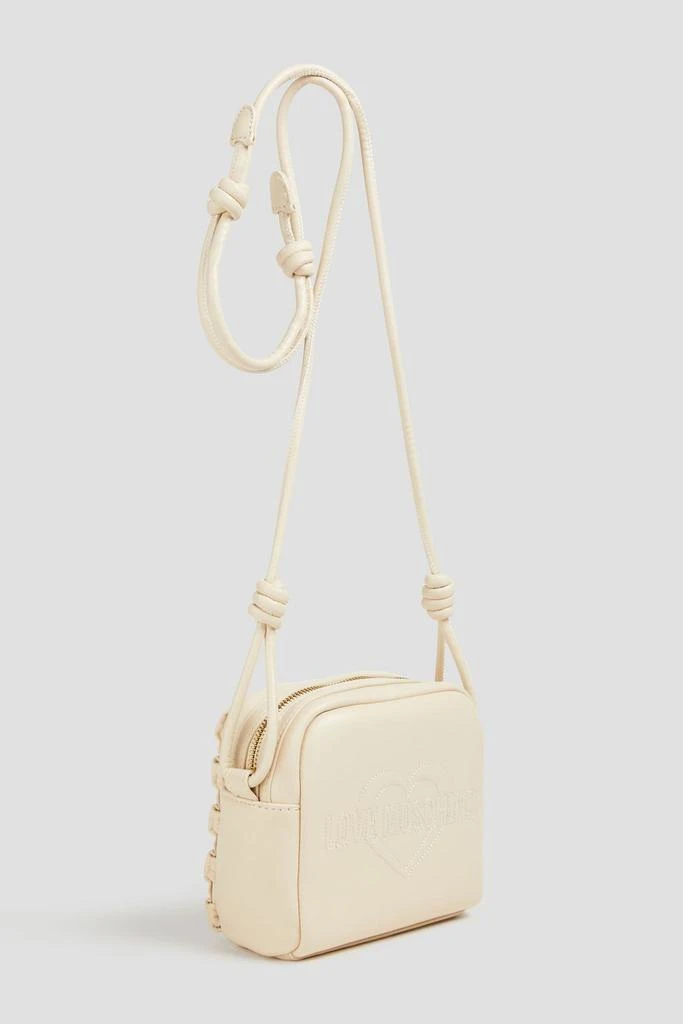 Love Moschino Woven faux leather shoulder bag 3