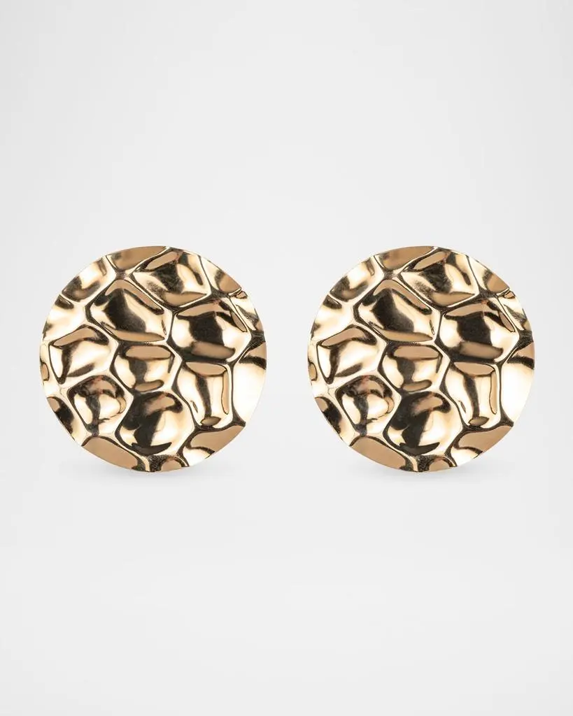 Jennifer Behr Azra Textured Disc Earrings