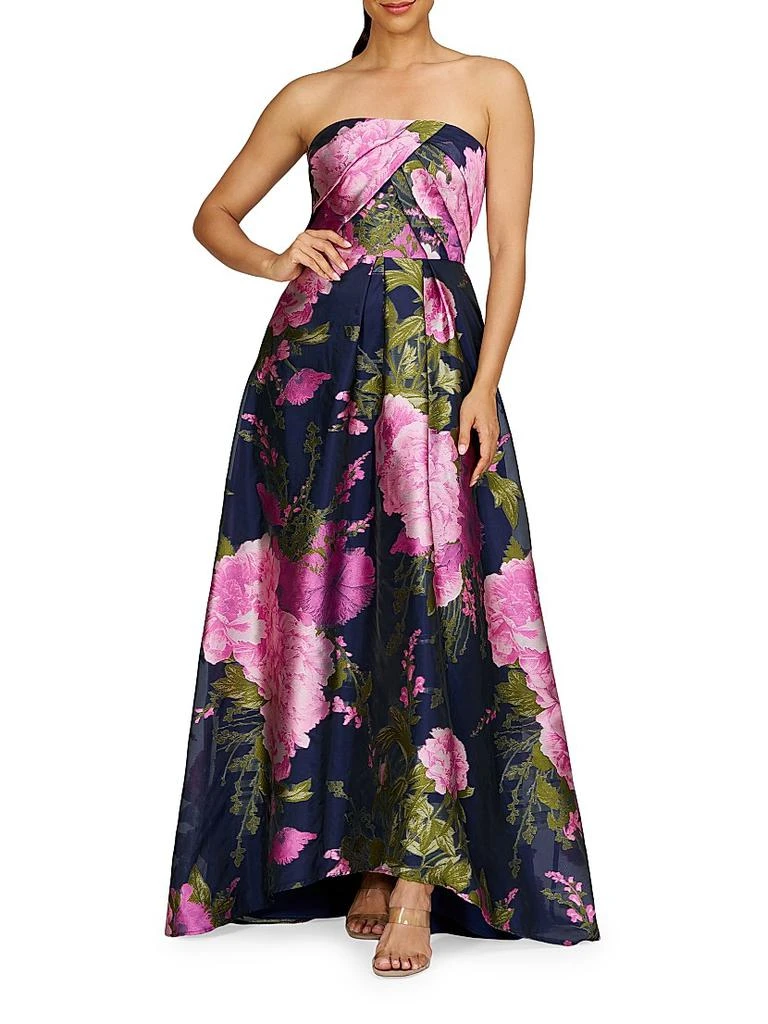 Kay Unger Holly Floral Jacquard Gown 2
