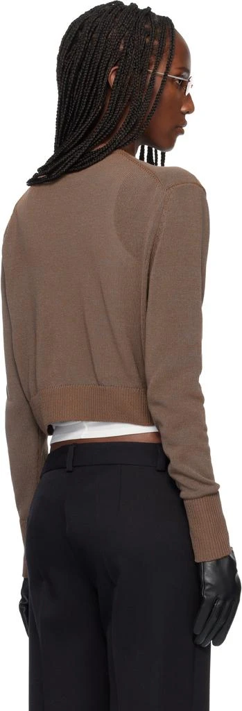Our Legacy Brown Micro Cardigan 3