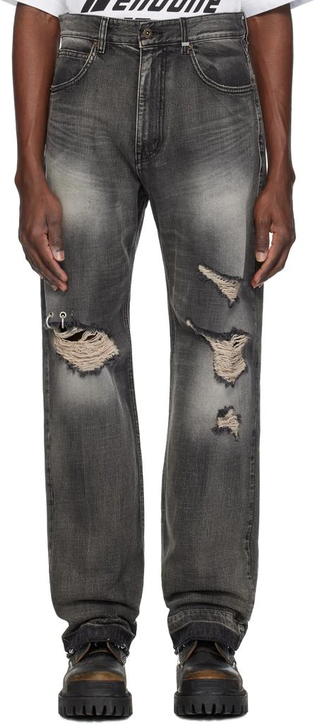We11done Black Distressed Jeans 1