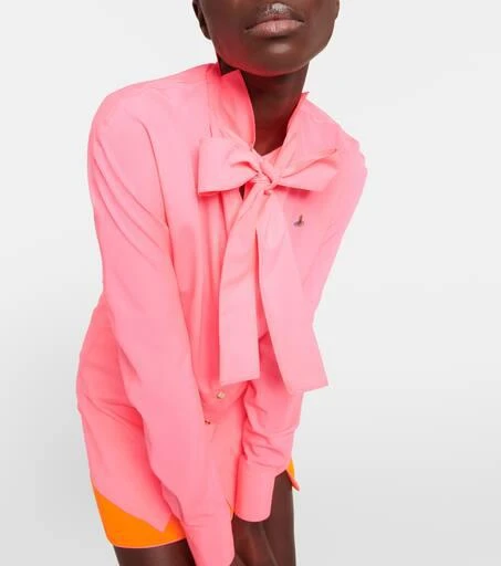 Vivienne Westwood Tie-neck crêpe blouse 4