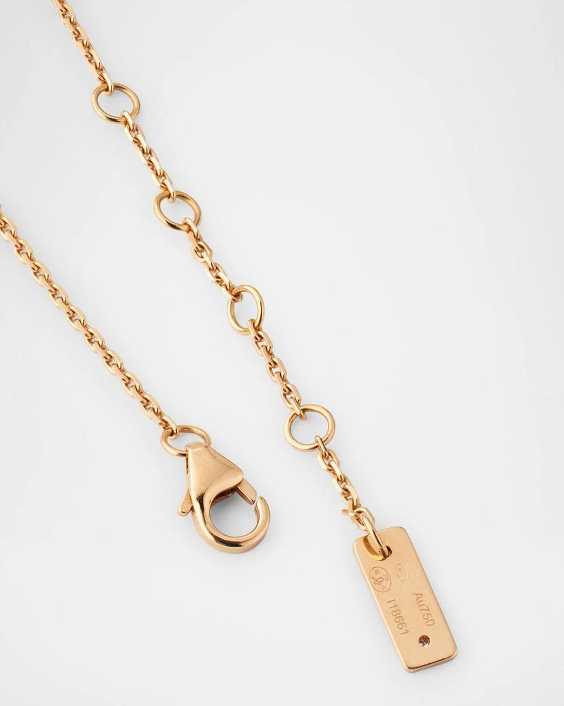 Messika Baby Move Pave Diamond Station Chain Bracelet in 18K Rose Gold 5