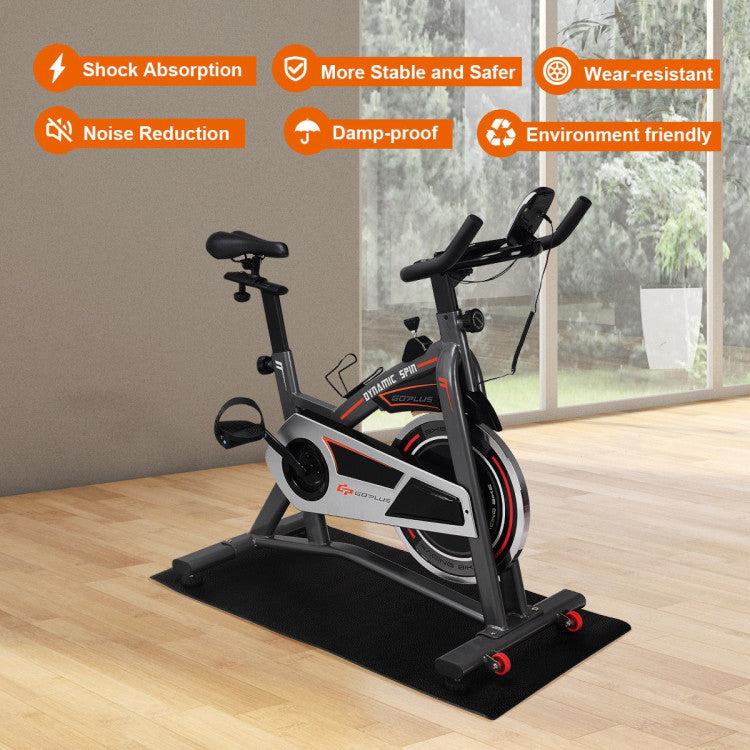 Hivvago Long Thicken Equipment Mat for Home and Gym Use