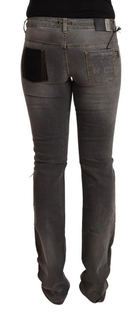 Costume National Costume National Gray Washed Low Waist Straight Denim Jeans 3