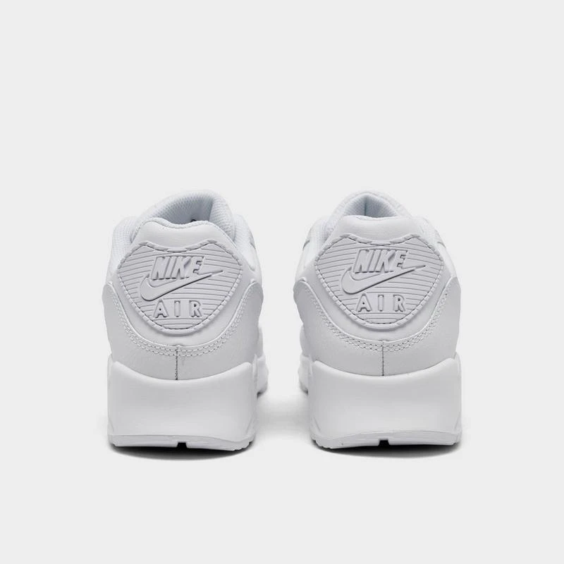 NIKE Men's Nike Air Max 90 Leather Casual Shoes 4