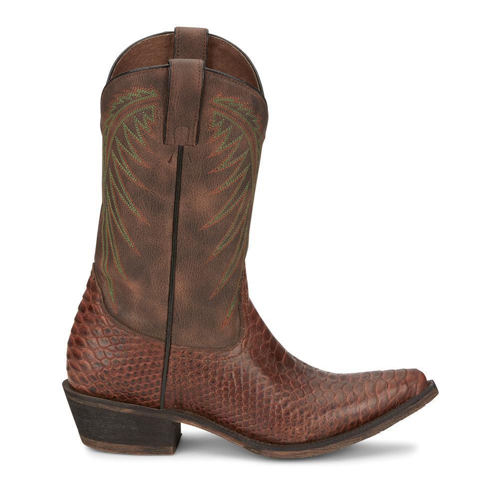 Nocona Boots Carlita Rodeo Snake Print Snip Toe Cowboy Boots