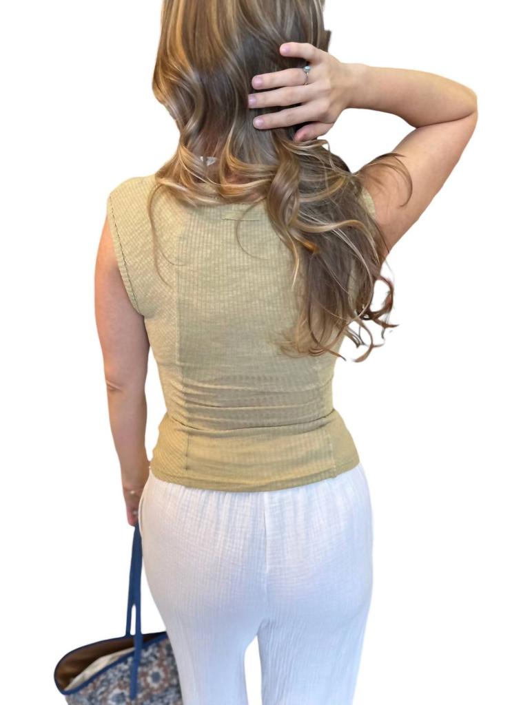Miss Me Miss Me - Dreams Ribbed Tank