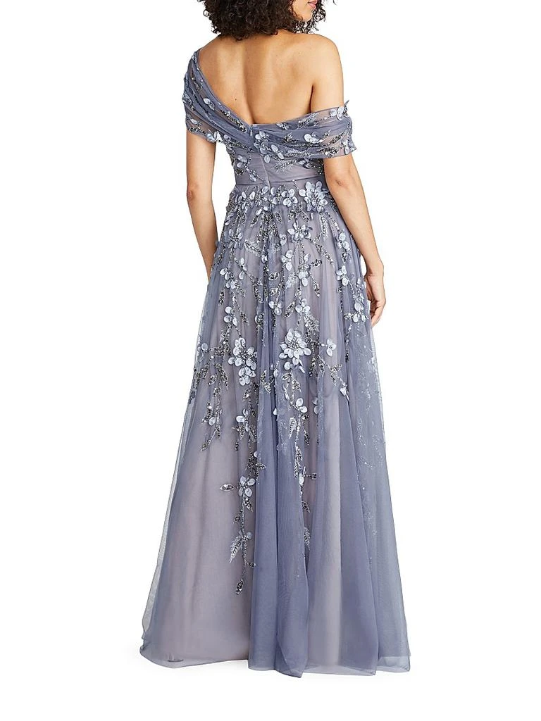 Theia Fiorella Draped Petal Gown 5