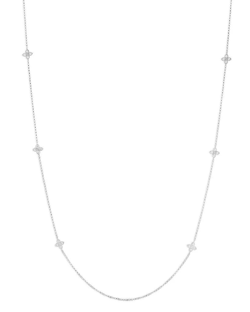 Roberto Coin Verona Love by the Inch 18K Gold
Diamond Necklace, 36" 1
