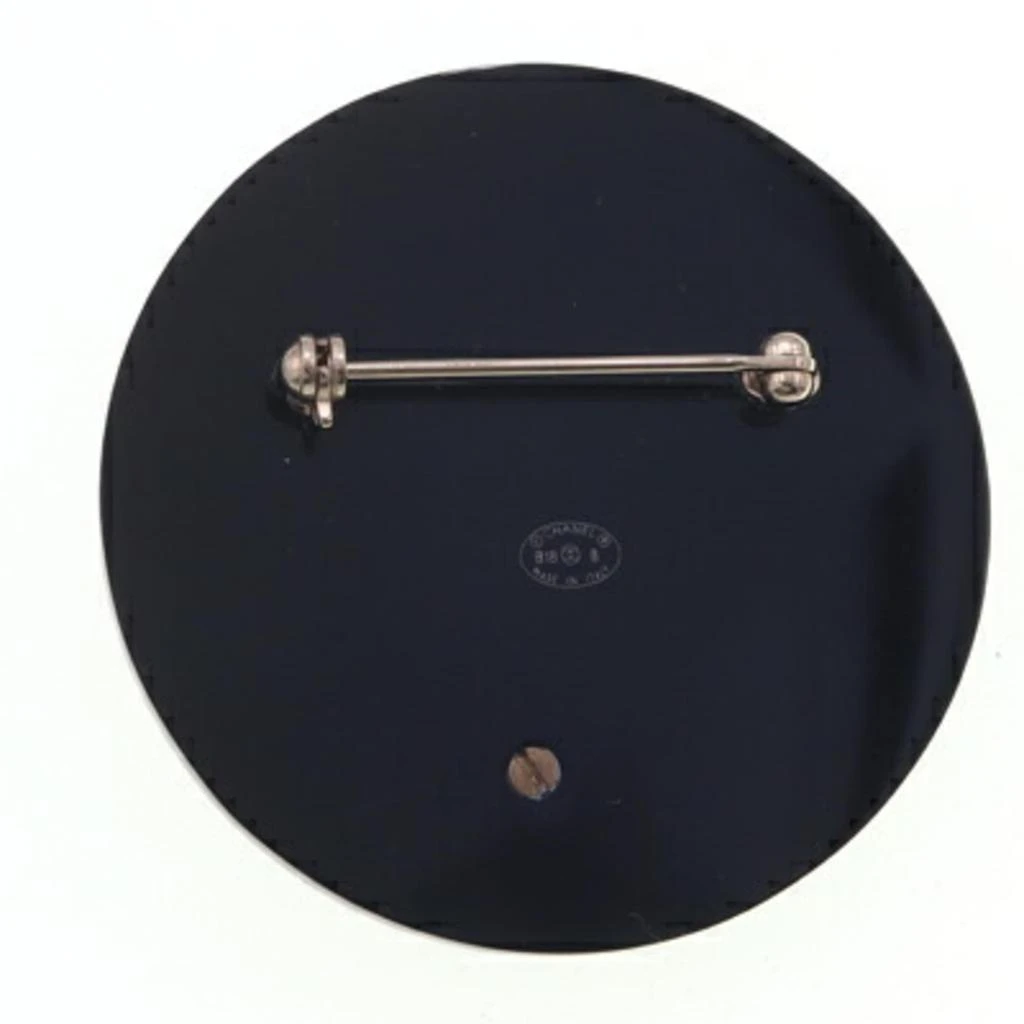 Chanel Artificial ivory Plastic Rhinestone Brooch (Pre-Owned) 2