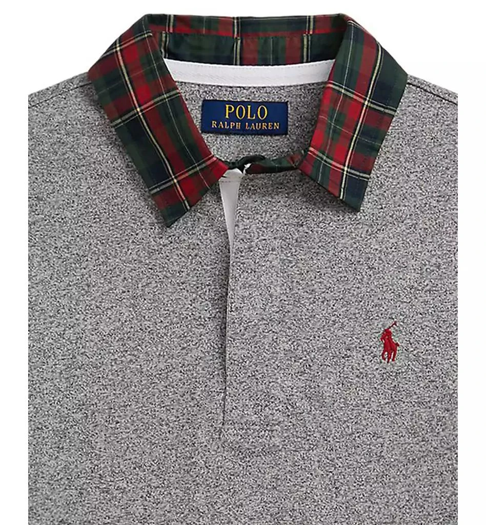Ralph Lauren Boys
8-20 Plaid-Collar Cotton Jersey Rugby Shirt 3