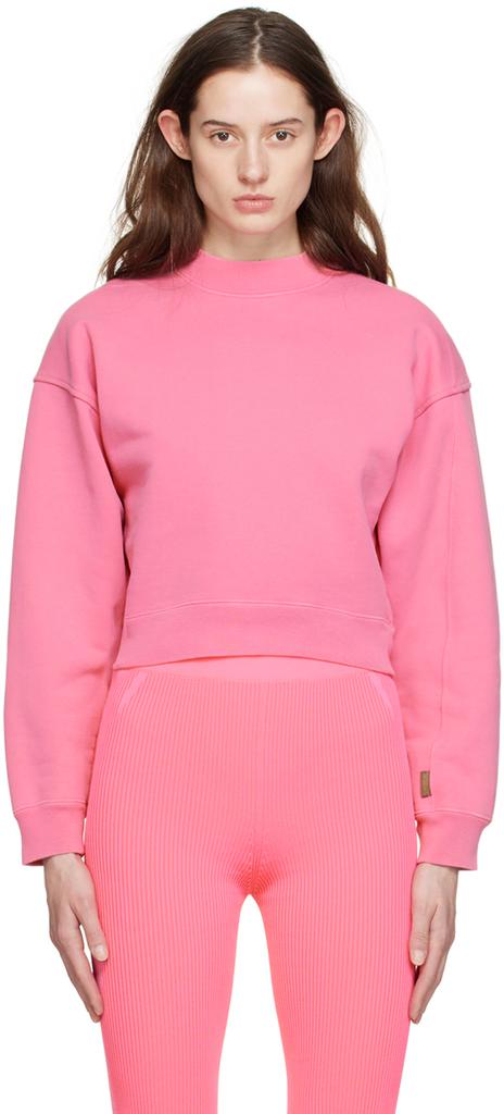 JACQUEMUS Pink 'Le Sweatshirt Corto' Sweatshirt