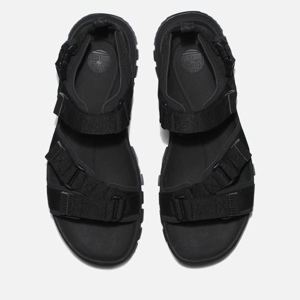 Timberland TIMBERLAND GARRISON TRAIL LEATHER AND TEXTILE-BLEND SANDALS 3