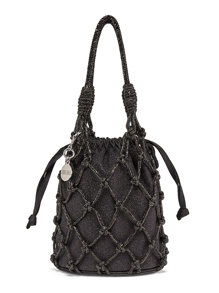 Judith Leiber Net Crystal-Embellished Pouch