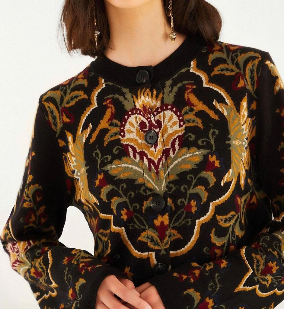 Farm Rio Farm Rio - Majestic Hearts Knit Cardigan 4