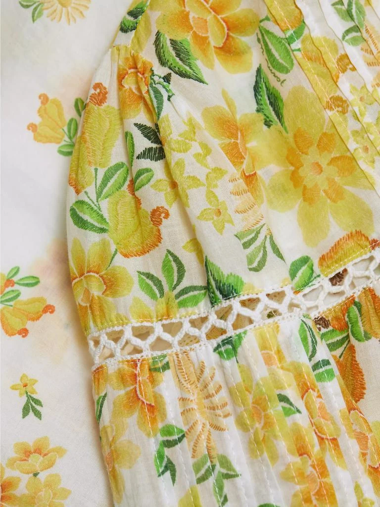 Farm Rio Azaleia Floral Cotton Blouse 7