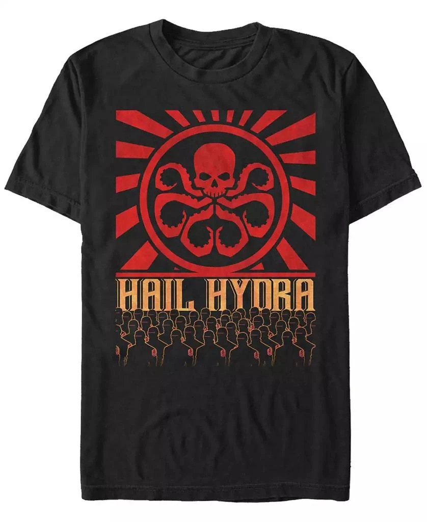 Marvel Marvel Men's Comic Collection Hail Hydra Propaganda Short Sleeve T-Shirt 1