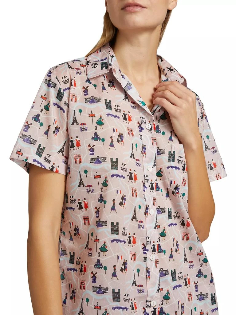 Pour Les Femmes Paris Cotton Short Pajamas 6