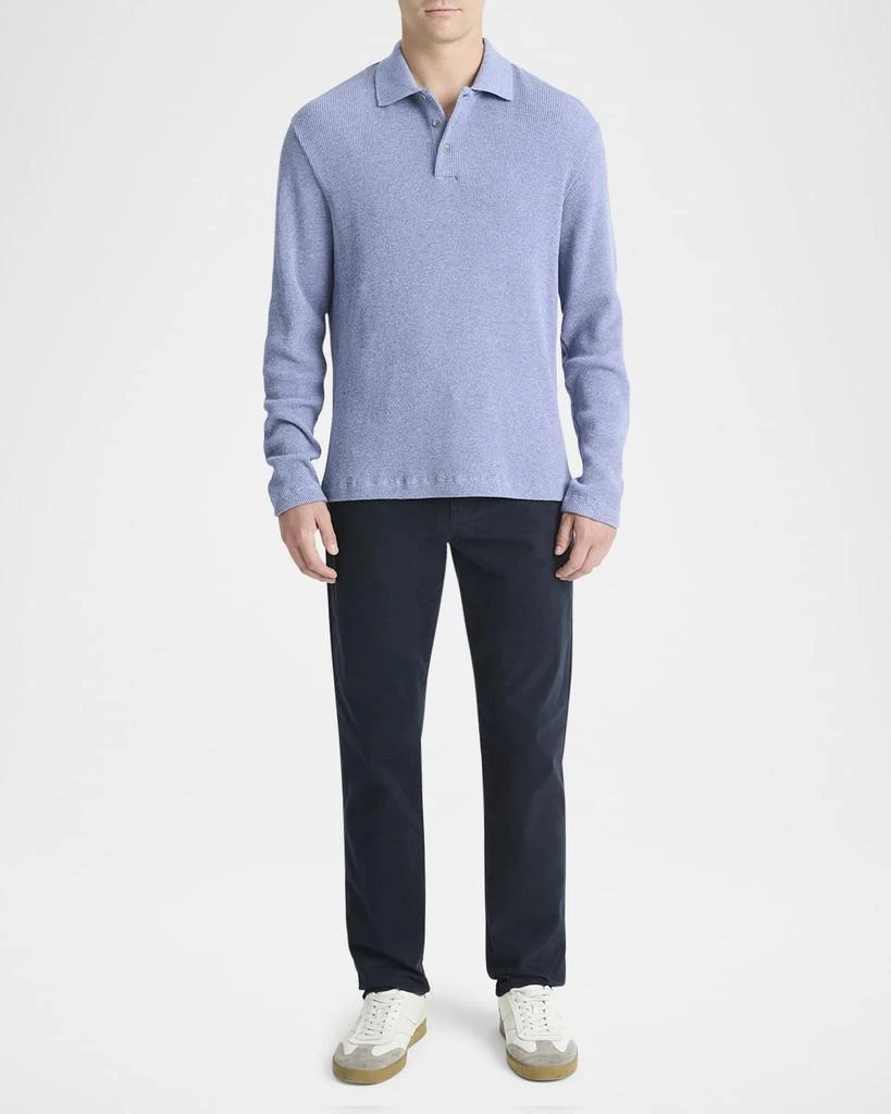 Vince Men's Sunfaded Thermal Polo Shirt 3
