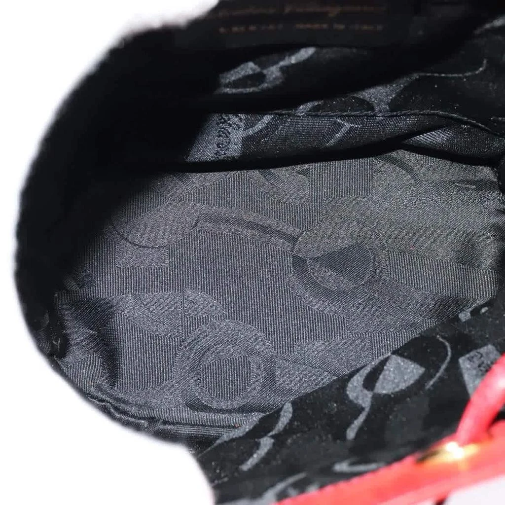 Salvatore Ferragamo Gancini Backpack Suede Suede Backpack Bag (Pre-Owned) 5