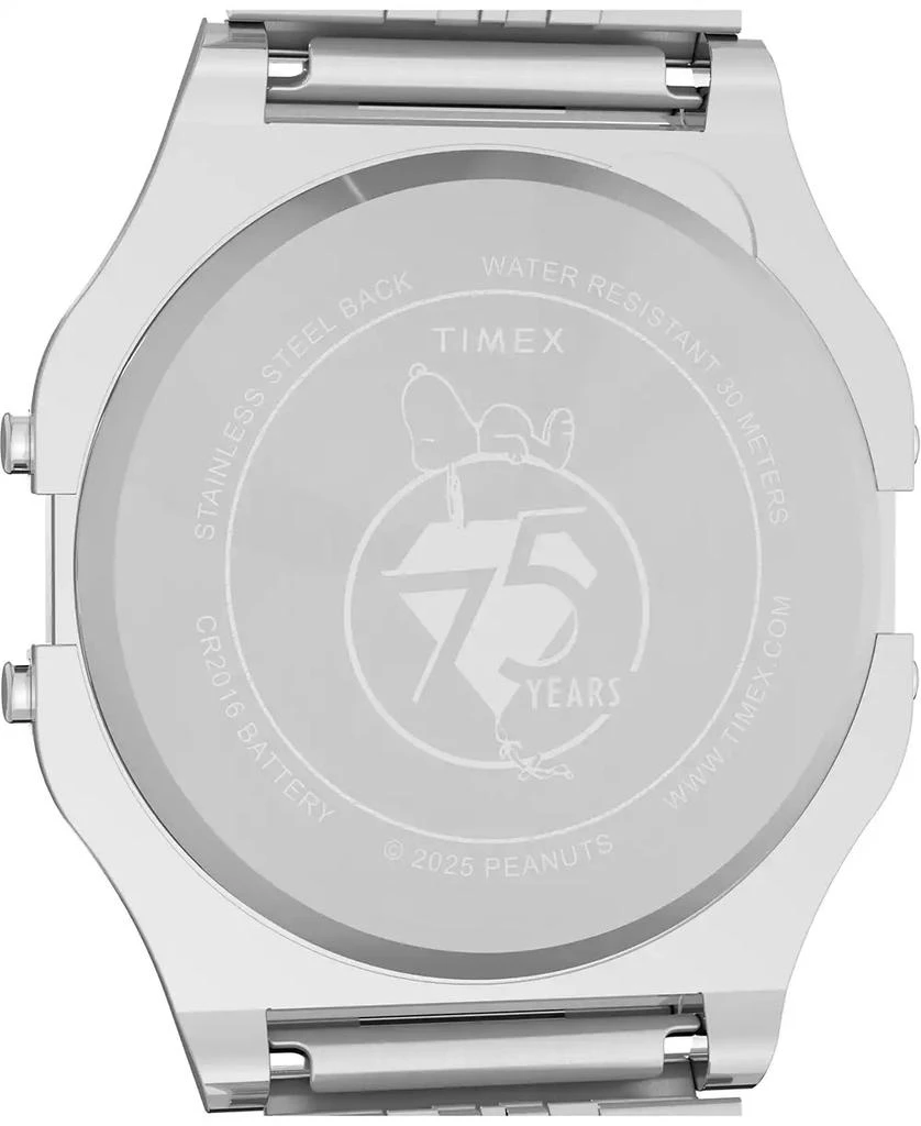 Timex Men's Quartz Digital Silver-Tone Stainless Steel Watch, 34mm 5