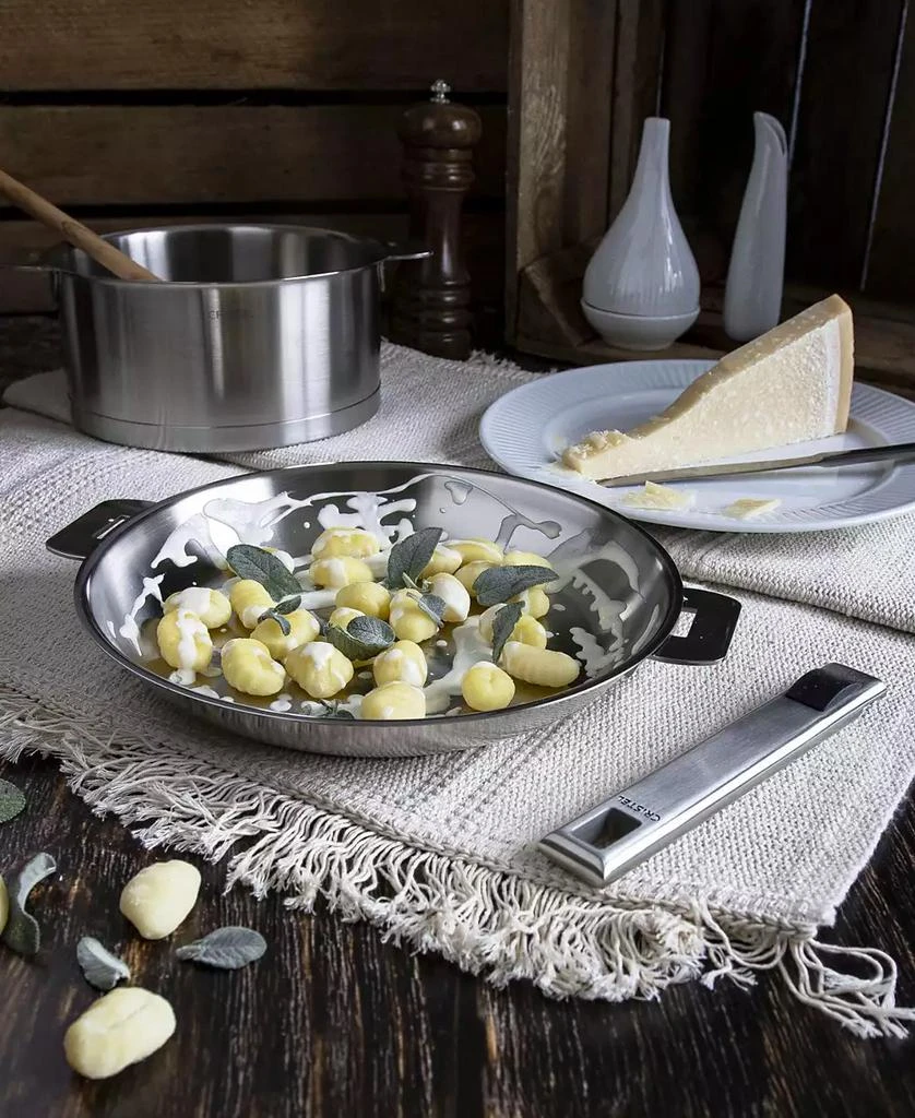 Cristel Stainless Steel 12" Strate Frying Pan 2