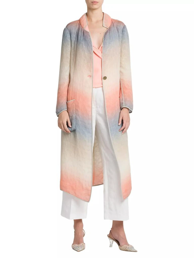 Giorgio Armani Ombré Silk-Blend Overcoat 3