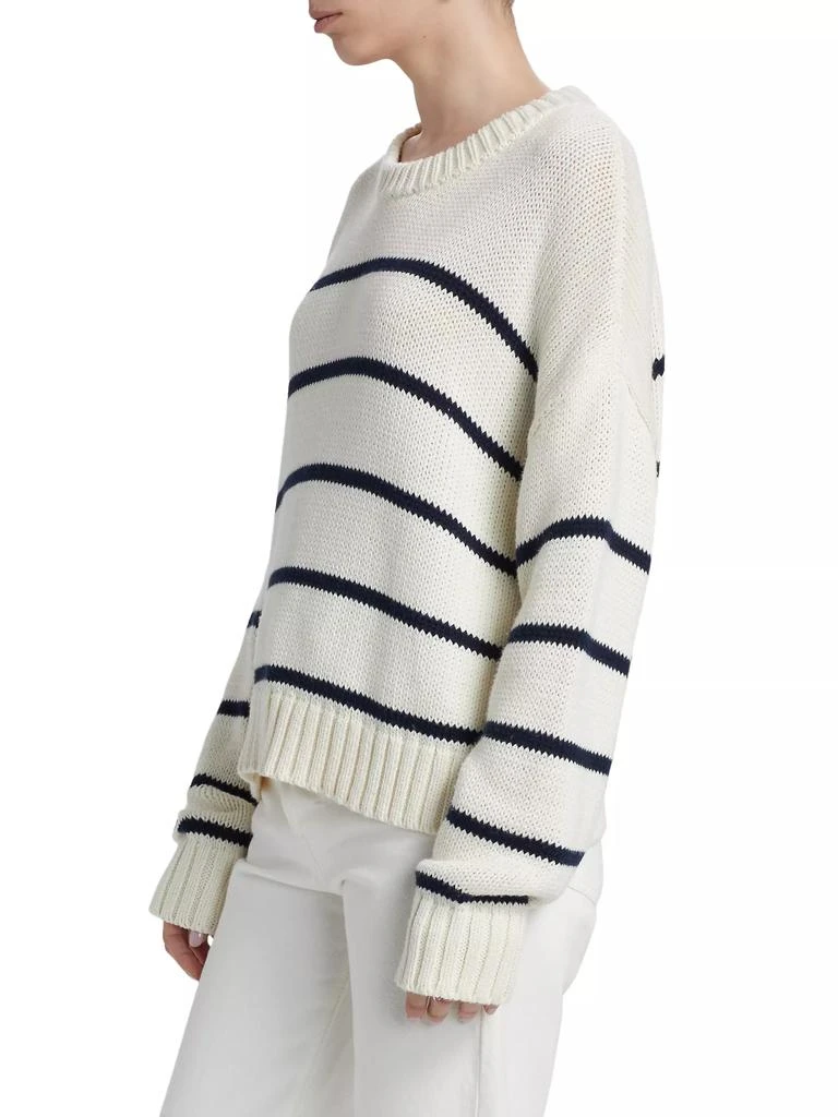 Jenni Kayne Chloe Striped Cotton Crewneck Sweater 4