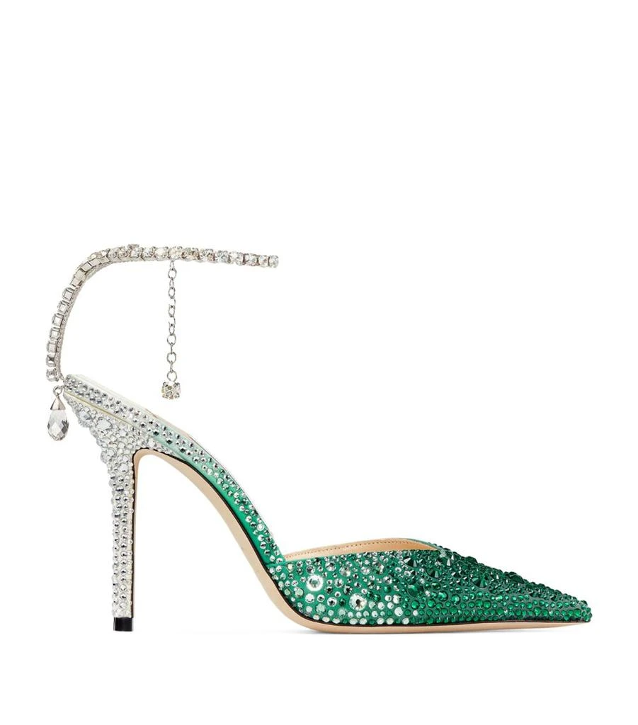 Jimmy Choo Saeda 100 Crystal Embellished Pumps 1
