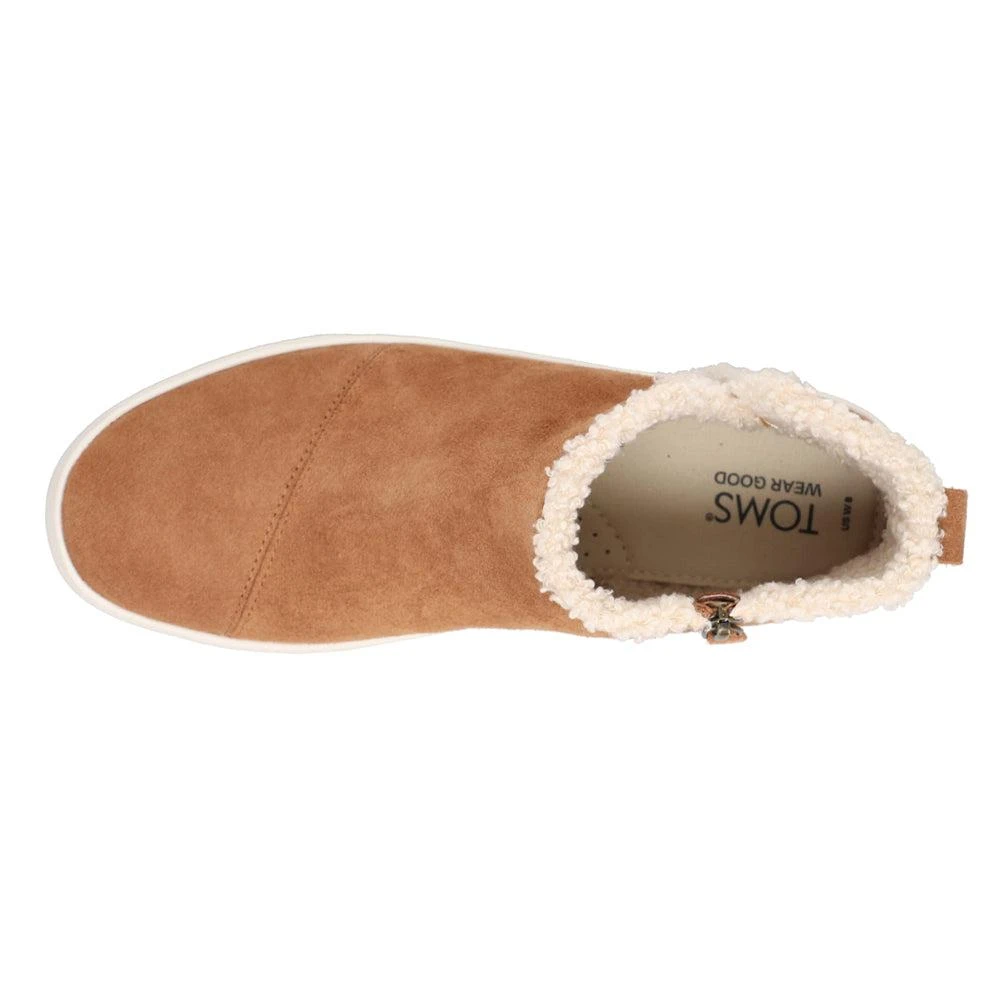 TOMS Verona Mid Zippered Round Toe Booties 4