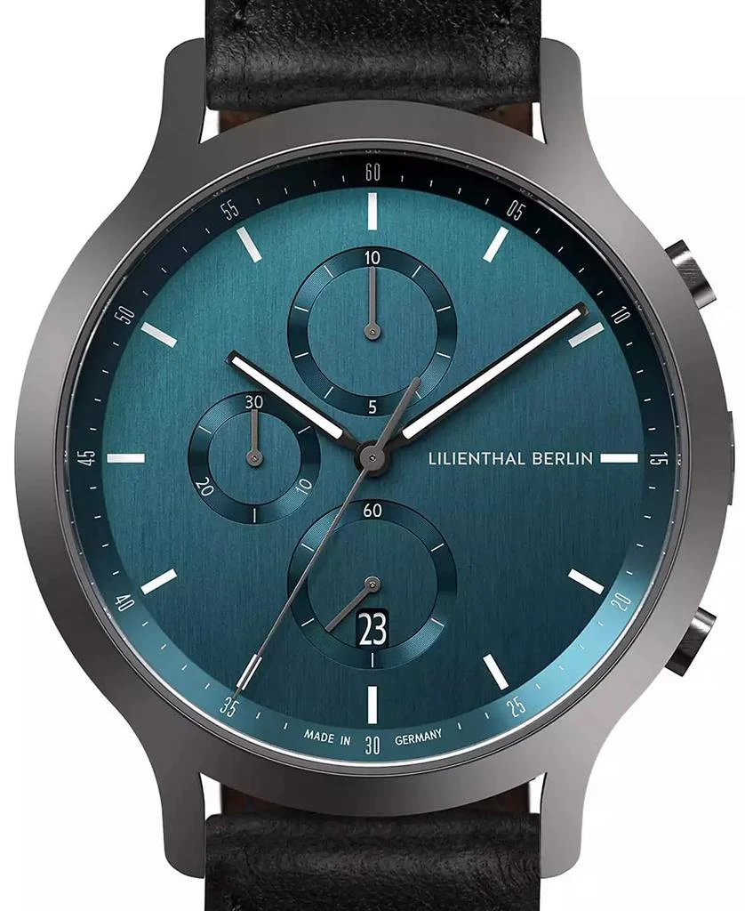 Lilienthal Berlin Men's Myth Chronograph Black Leather Watch 3