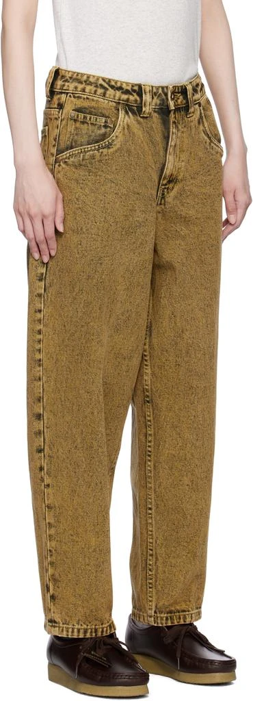 Dime Yellow Classic Baggy Jeans 2
